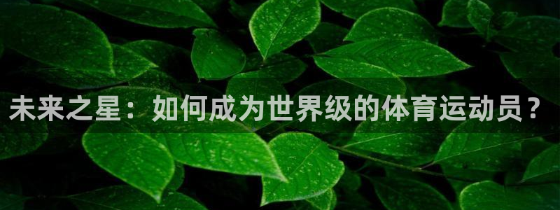 vsport体育官方正版app娱乐网站：未来之星：如